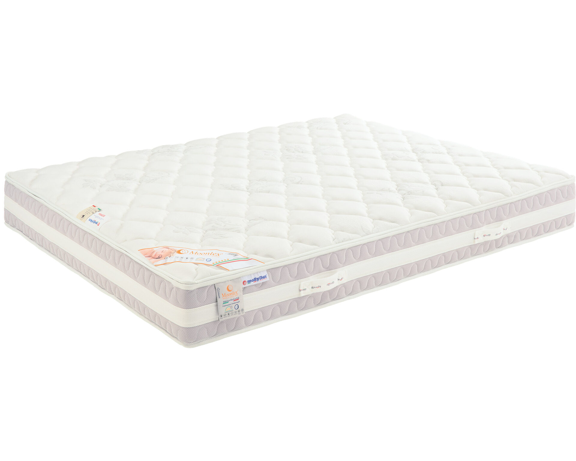 Materac NUVOLA Lusso Mollyflex Materac średnio twardy h2-h3 - NUVOLA Lusso Mollyflex